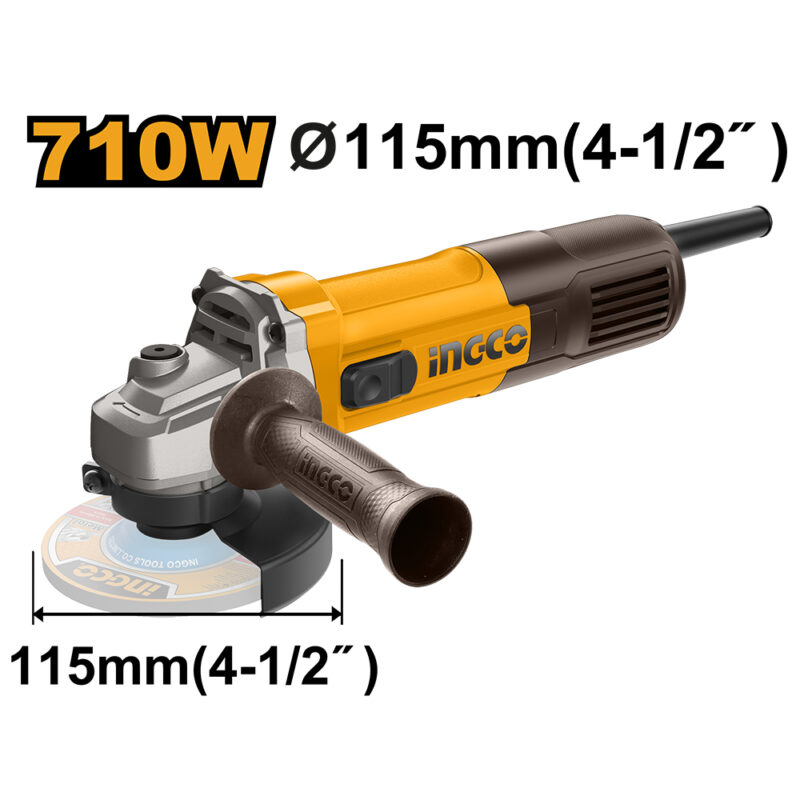 AG7118-4 - AMOLADORA 115M - 4 1/2" - 710W