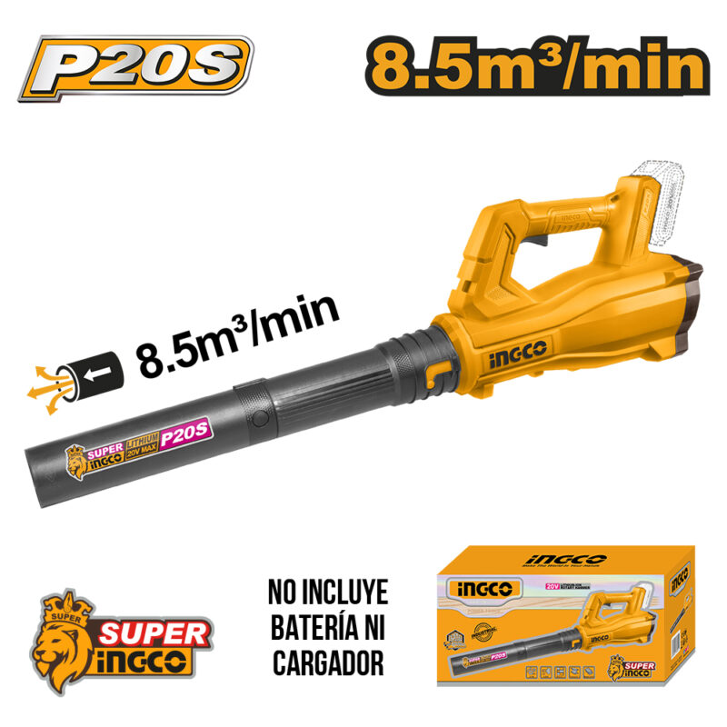 CABLI20323 - SOPLADORA 20V 15.000RPM - 8.5m3/min