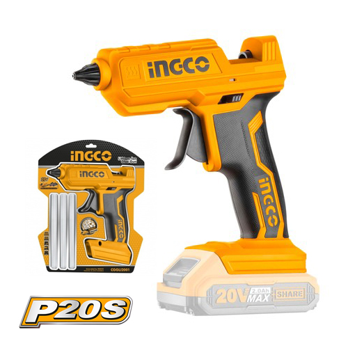 CGGLI2001 - PISTOLA PARA BARRA DE SILICONA DIAM. 11.2MM 20V