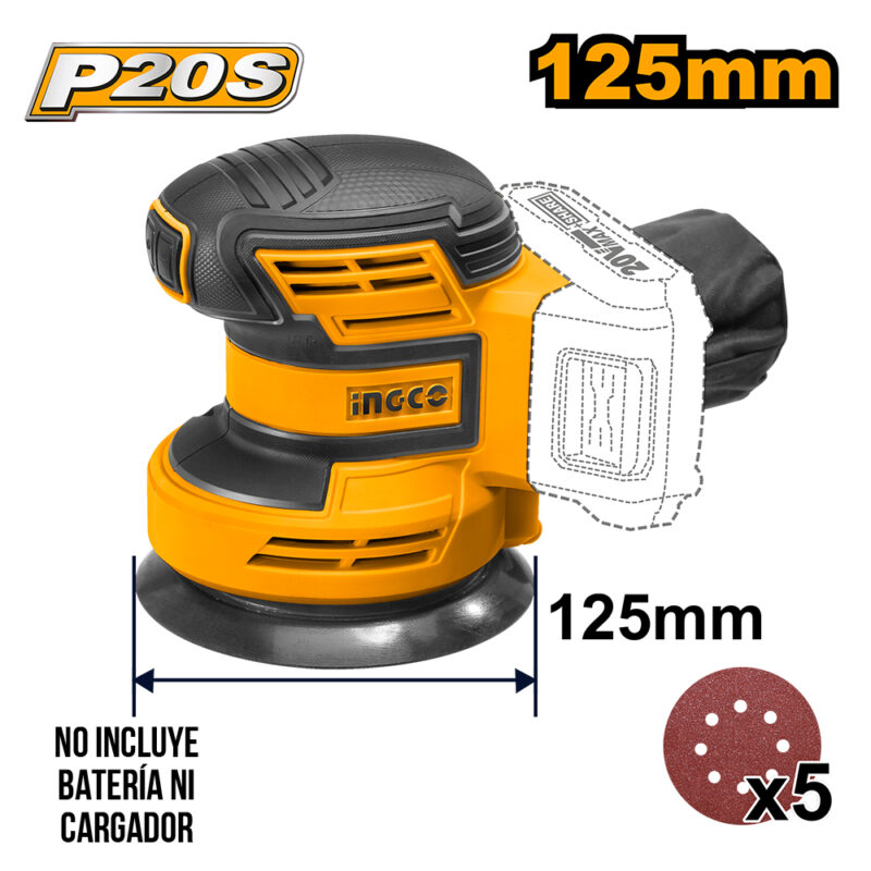 CROSLI2001 - LIJADORA ROTO ORBITAL 20V