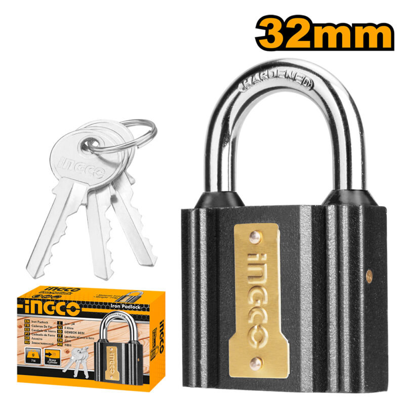 DIPL0301 - CANDADO HIERRO 32MM