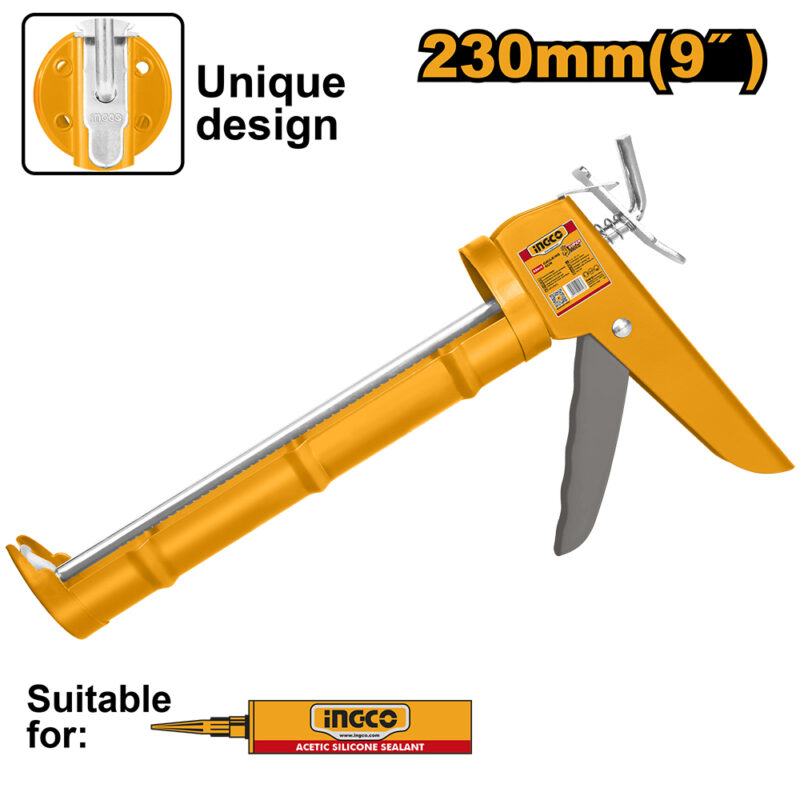 HCG1809 - PISTOLA APLICADORA SILICONA 9"