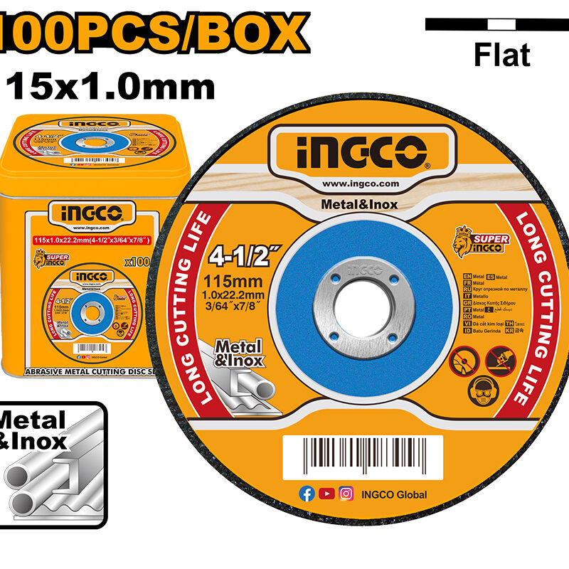 MCD10115100 - DISCO DE CORTE 115 X 1 X 22.2 MM.