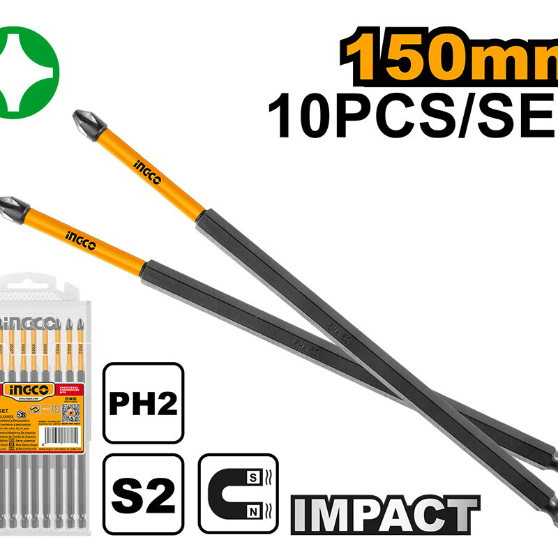 SDBIM11PH263 - SET PUNTAS PH2 150MM LARGAS IMPACTO