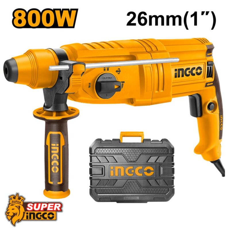 RGH9028-4 - ROTOMARTILLO ELÉCTRICO SDS+ - 800W - 2.5J CON MALETÍN