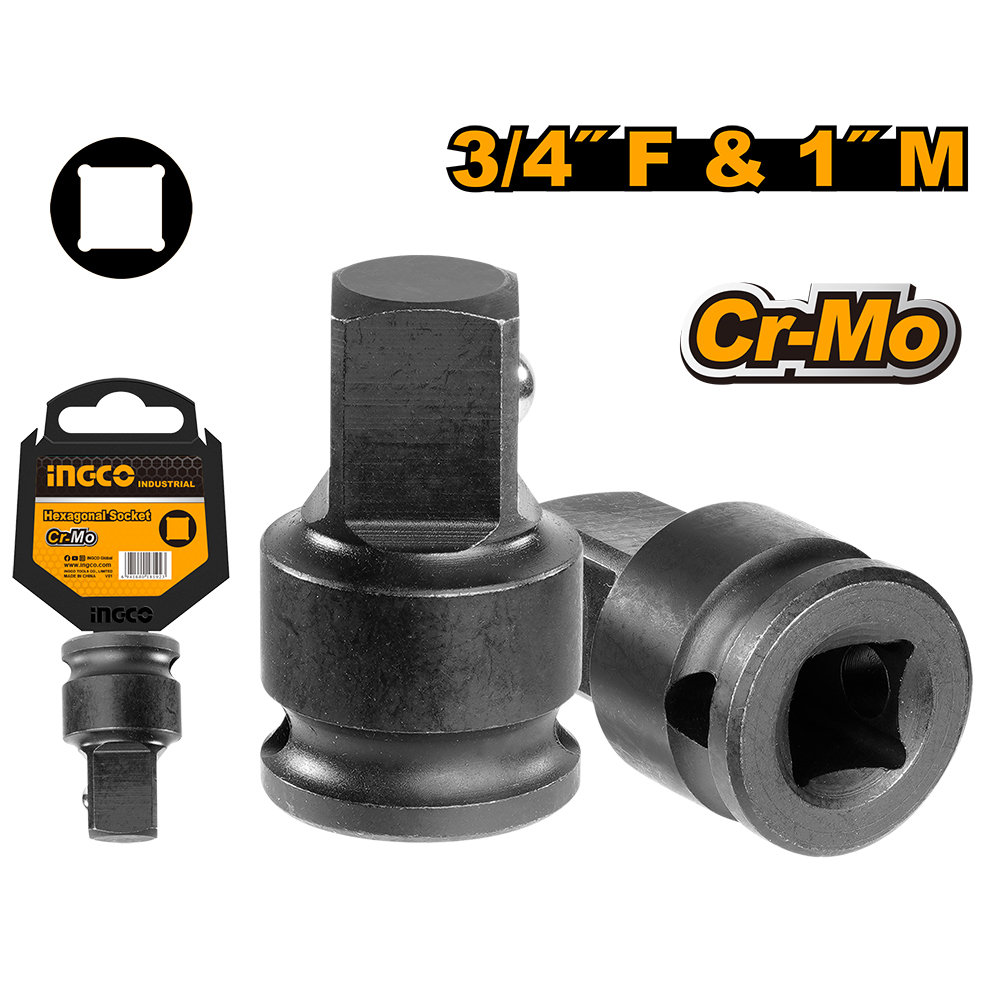 Adaptador De Impacto 3/4" F A 1"M HIA24011 Ingco