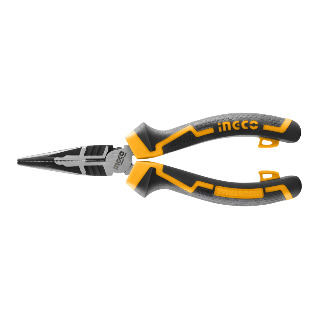 Pinza Punta Larga Industrial 8" / 200Mm HHLNP28200 Ingco