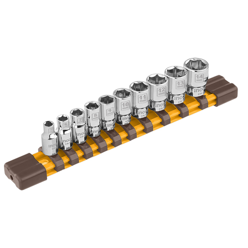 Juego De 10 Tubos 1/4" 5 A 14Mm HKTS14103 Ingco