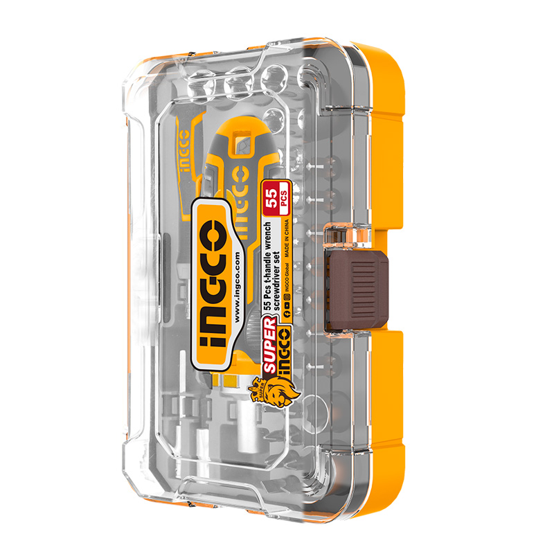 Juego Destornillador 55 Accesorios HKSDB0558 Ingco