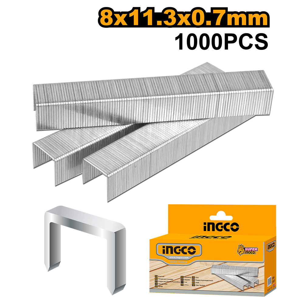 Grapa 8Mm Para Hsg14012/Hsg14018 X 1000 Unidades STS0108 Ingco