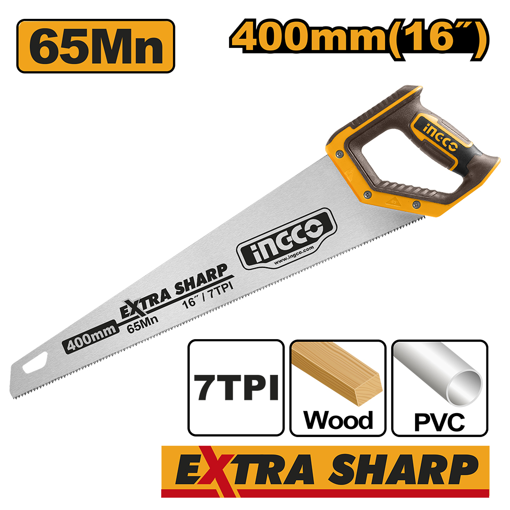 Serrucho 400Mm Super Select HHAS15400 Ingco
