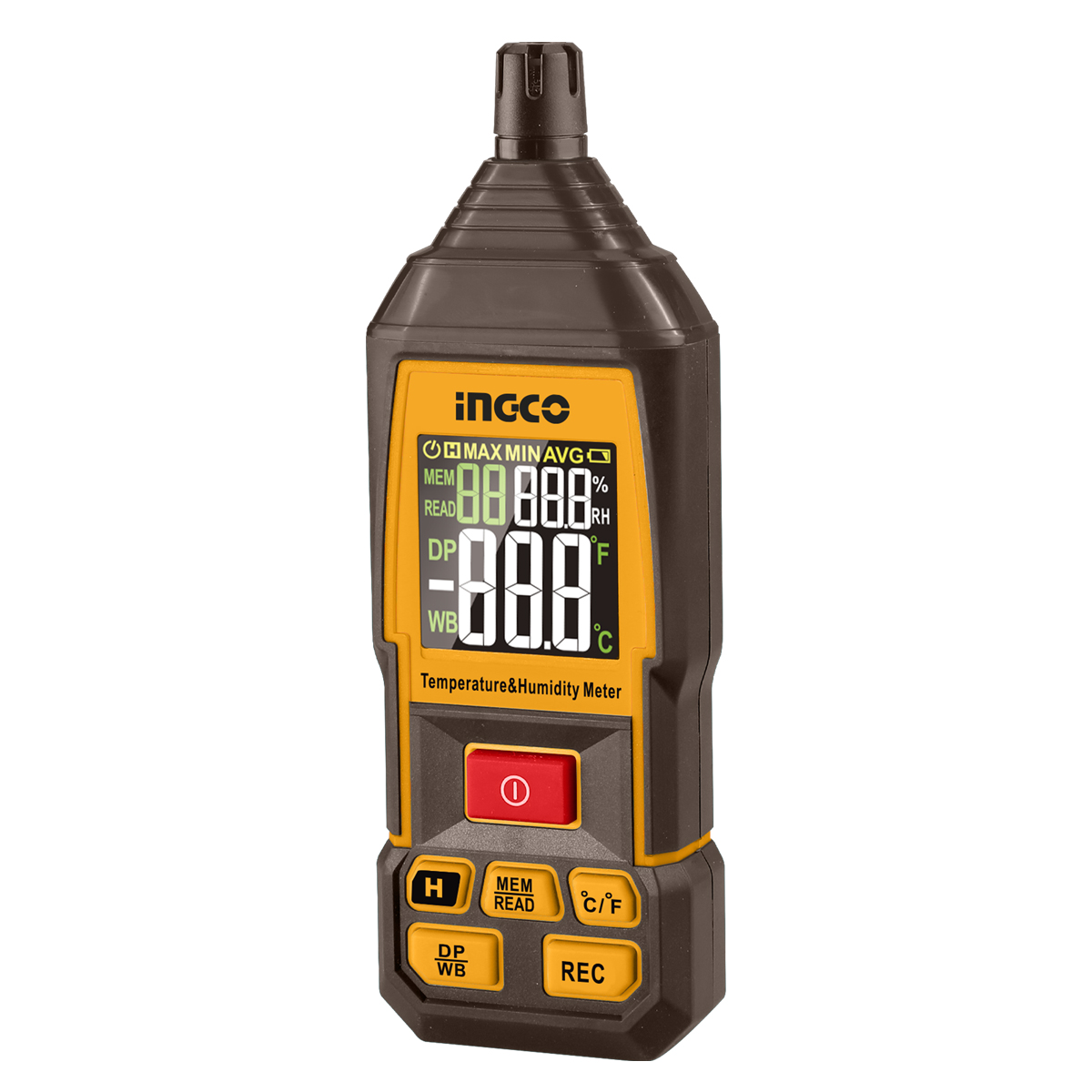 Medidor Digital Humedad Y Temperatura HETHT031 Ingco