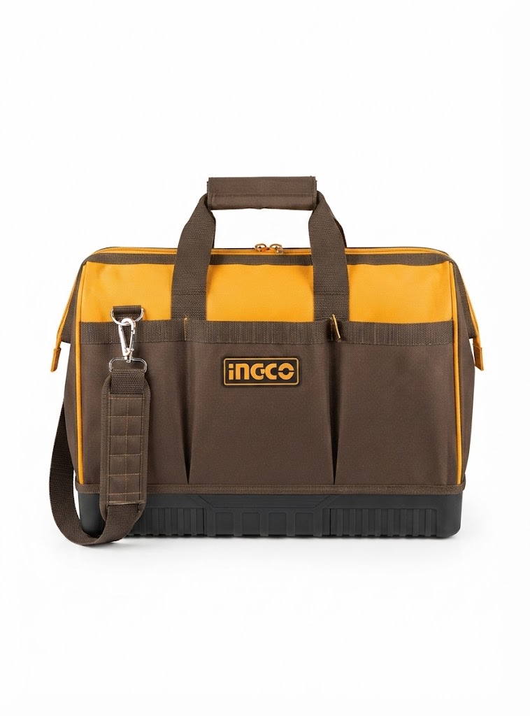 Bolso Para Herramientas 16" Hasta 20 Kg - 16 Bolsillos HTBG08 Ingco