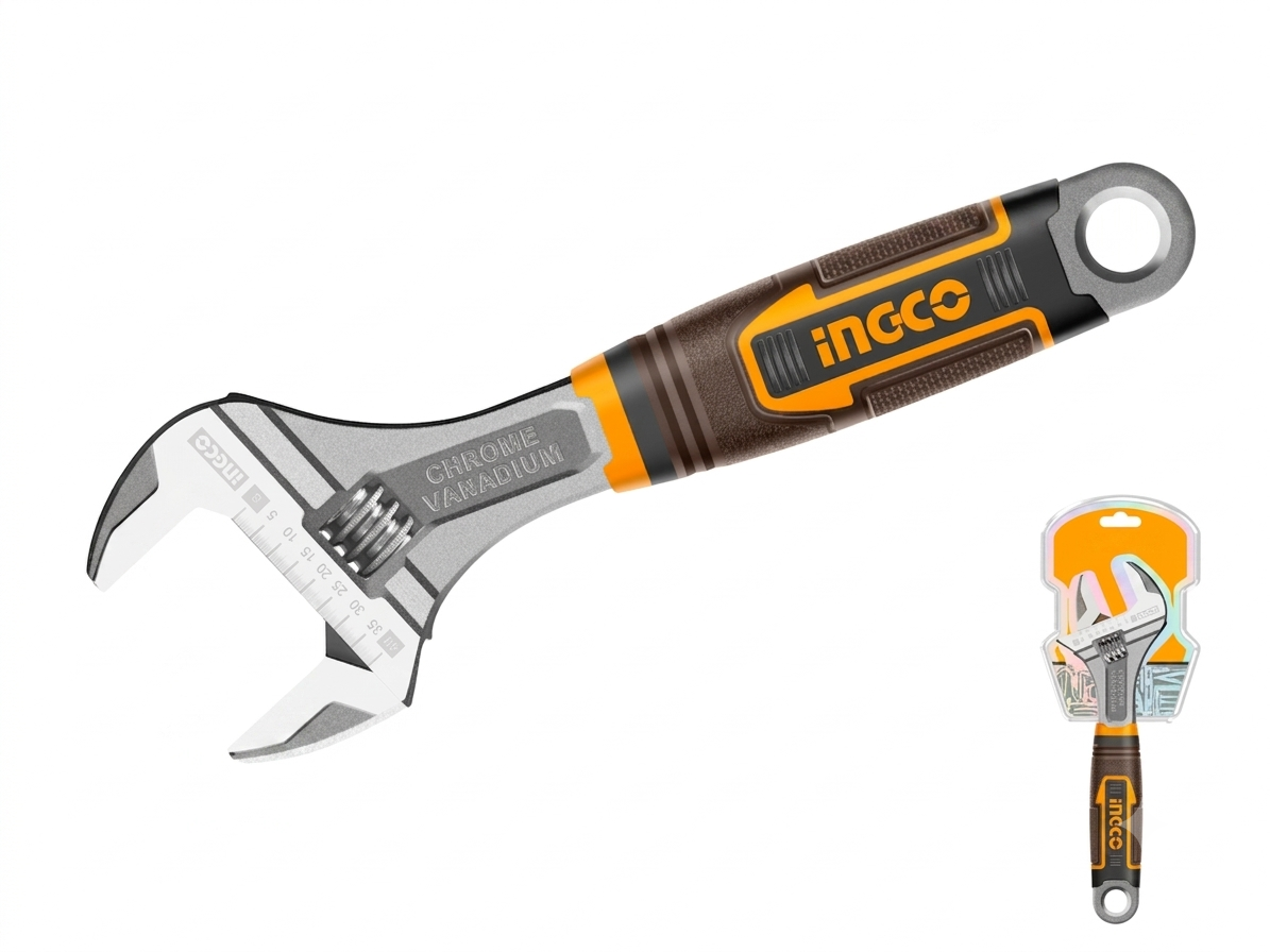Llave Ajustable 12" Industrial HADW131128 Ingco