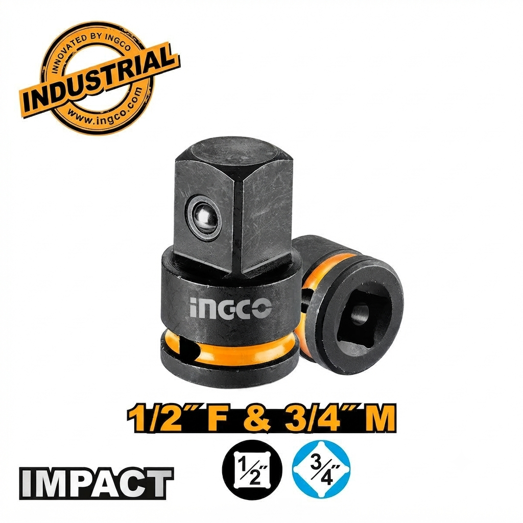 Adaptador De Impacto 1/2"F A 3/4"M HIAD1234 Ingco